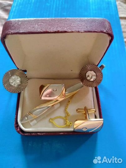 Запонки зажимы для галстука броши и др СССР