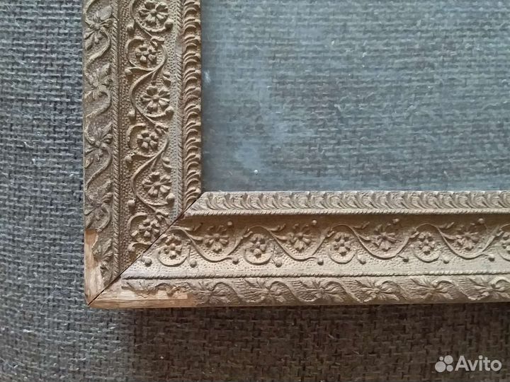 Рама антикварная со стеклом