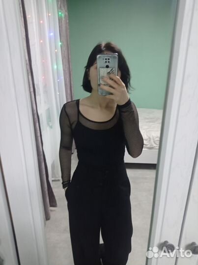 Боди в сетку