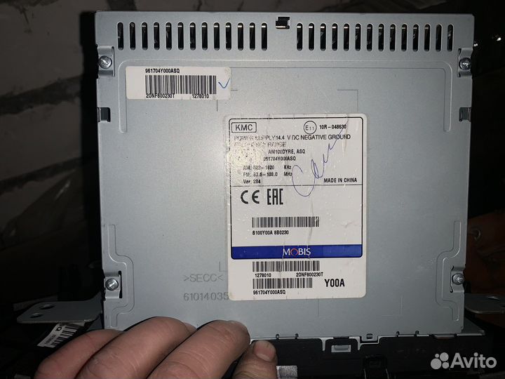 Магнитола на kia rio 3