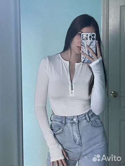 Боди белое M новое