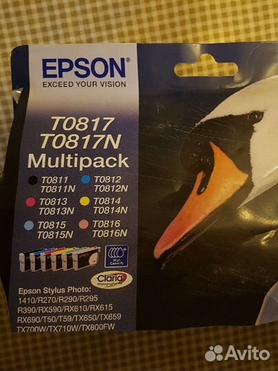 Картриджи для принтера epson