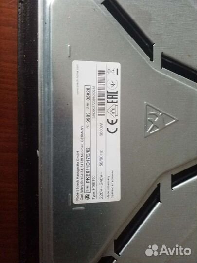 Варочная панель электрическая bosch