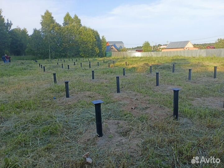 Винтовые сваи под ключ с установкой