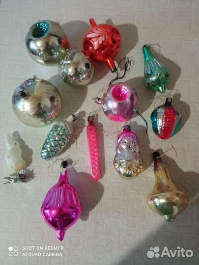 Елочные игрушки СССР