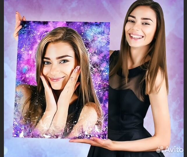 Портрет на холсте 30х40