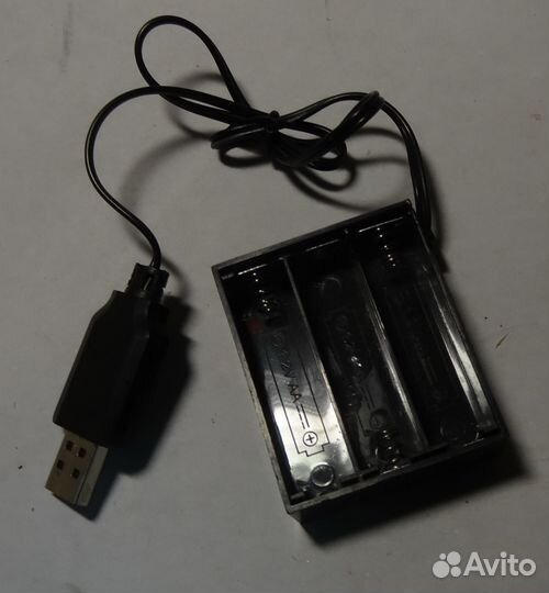 Адаптер USB для зарядки акб бу 3 ааа