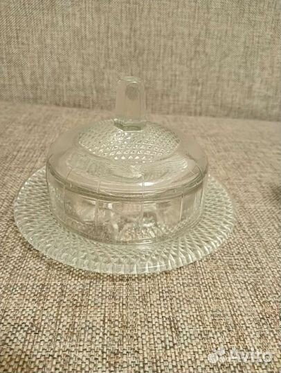 Масленка стекло СССР