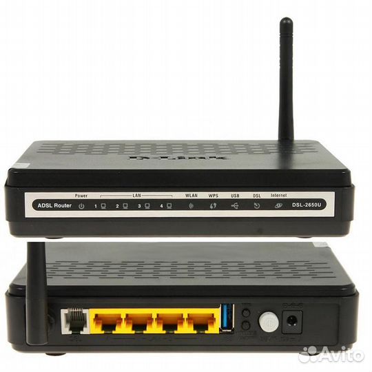 Adsl Wi-Fi Роутер D-Link DSL-2640U
