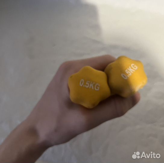 Гантели 0,5 кг