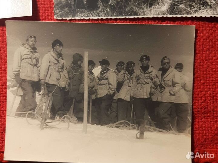 Фото «Альпинисты Эльбрус» 1958-60 г ссср/6шт