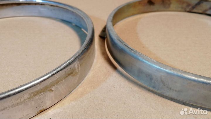 Ободки фар Москвич, газ, хорошее состояние