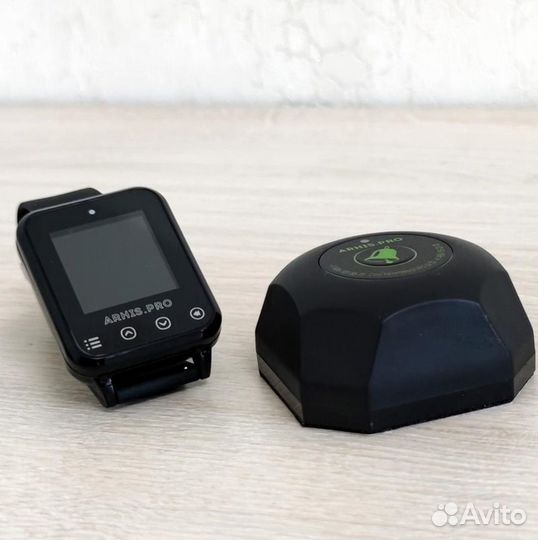 Кнопка вызова официанта модель Бургер и часы Элит