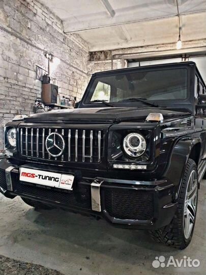 Решетка GT + Бампер с расширителями арок W463