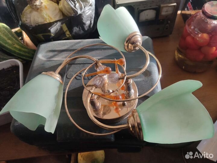 Люстра потолочная бу