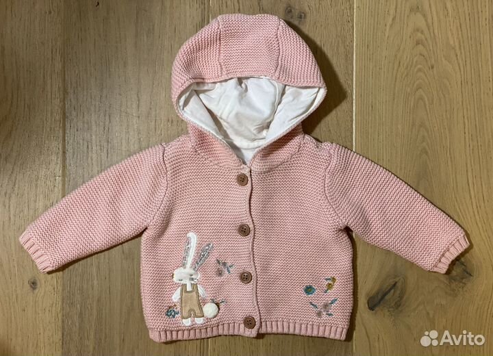 Кофта вязаная mothercare + комбинезон carter's