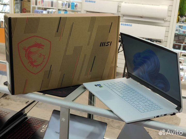 Игровой ноутбук MSI RTX 3050Ti i5 8/256