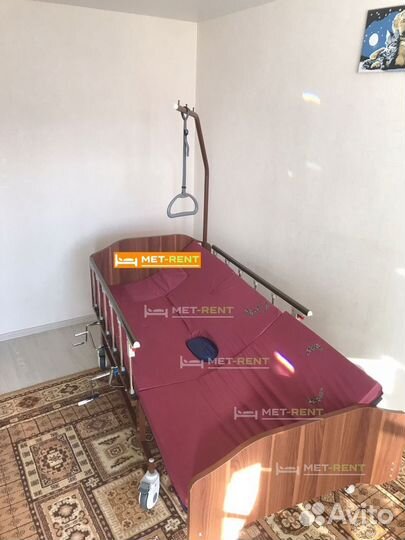 Кровать для лежачих пациентов медицинская ручная