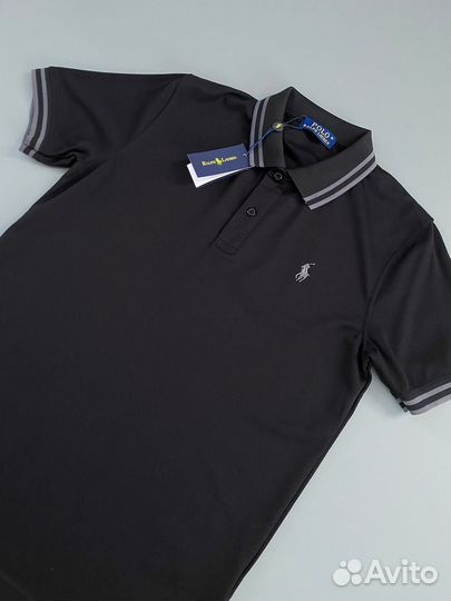 Поло polo ralph lauren черное