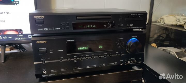 AV-ресивер Onkyo TX-SR604E + DVD Onkyo DV-SP504E