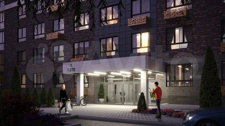 3-к. квартира, 96,4 м², 17/25 эт.