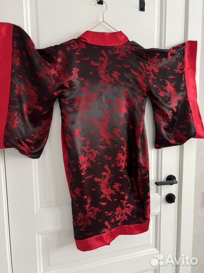 Кимоно женское красно-черное для Натальи