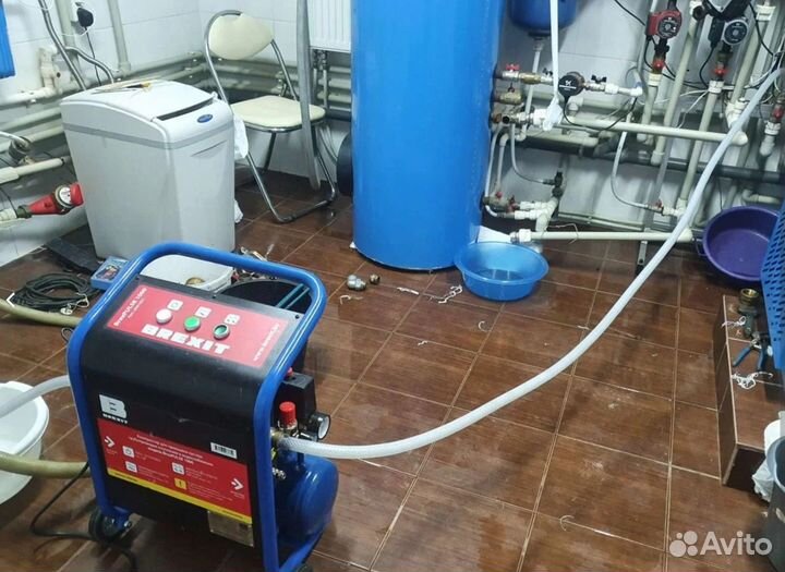 Промывка системы отопления теплообменников котлов