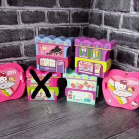 Игрушки домики из McDonald's Hello Kitty, Winx