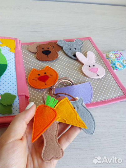 Развивающая мягкая книжка