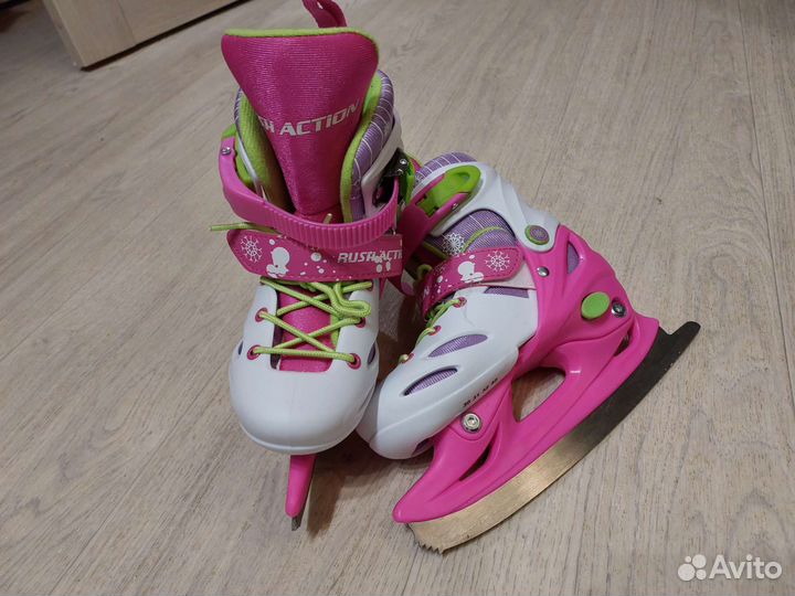 Детские раздвижные коньки 30-33р