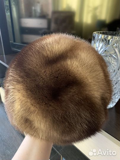 Берет женский норковый