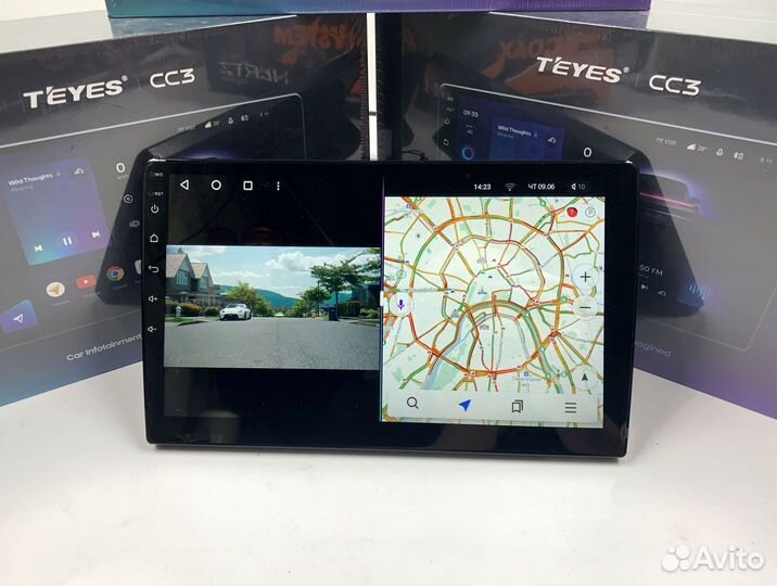 Магнитола на андройде Teyes 4/64 для Ниссан