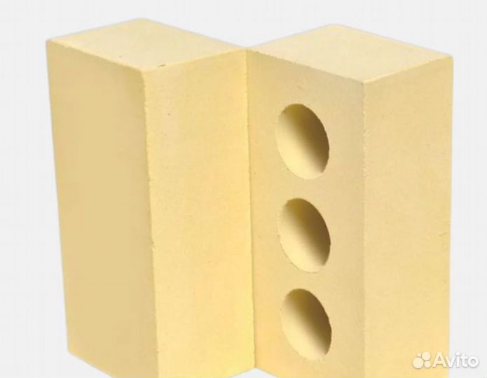 Кирпич силикатный лицевой желтый 1,4 нф Поревит