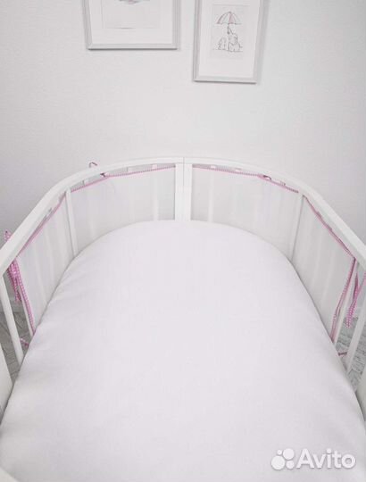 Бортик в кроватку, сетка, безопасный бортик