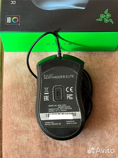 Игровая мышь razer deathadder elite