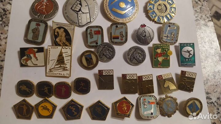 Значки СССР спортивные