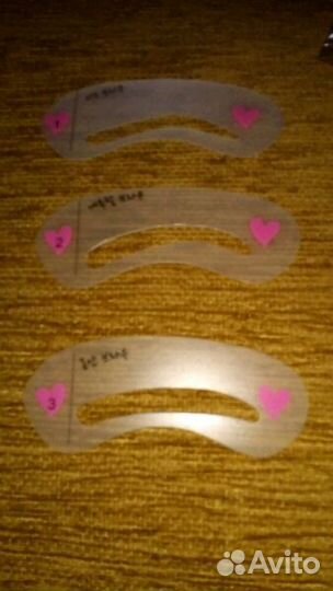 Трафареты для бровей