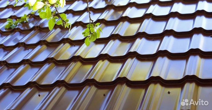 Двухскатная металлочерепица