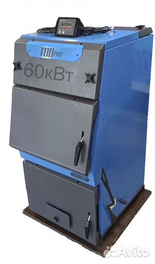 Котел твердотопливный полуавтоматический топpro 60