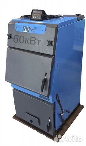 Котел твердотопливный полуавтоматический топpro 60