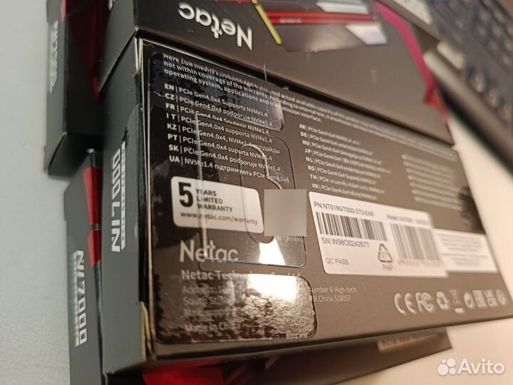 2TB SSD 7400 Мб/с Накопитель Новый