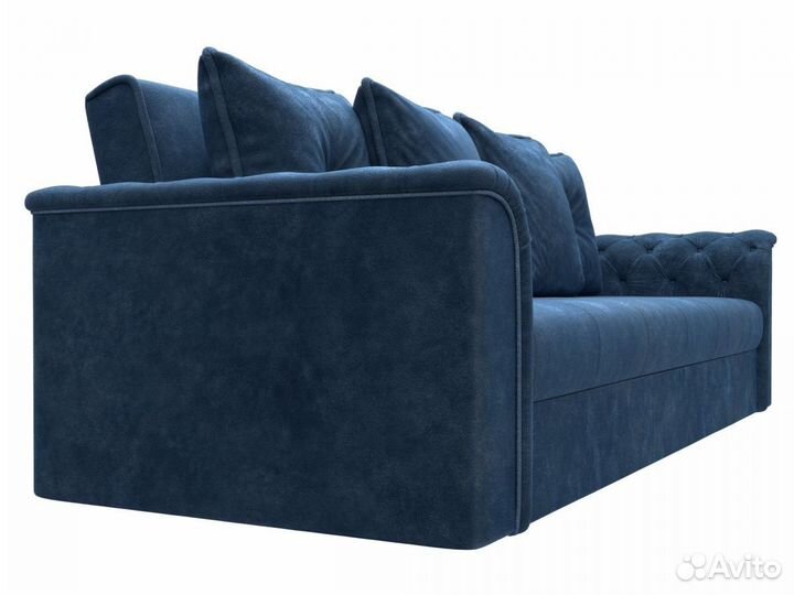 Диван-книжка Сиеста, велюр, brut 11 синий. Москва