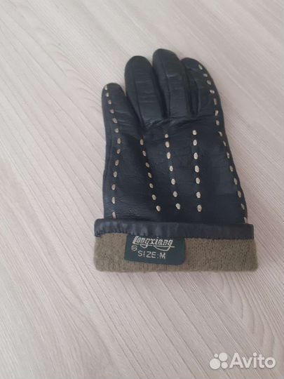 Перчатки кожаные