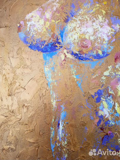 Картина ню Абстракция фигура девушки