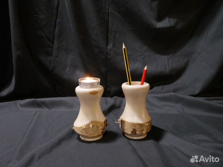 Подсвечники, вазы, карандашницы