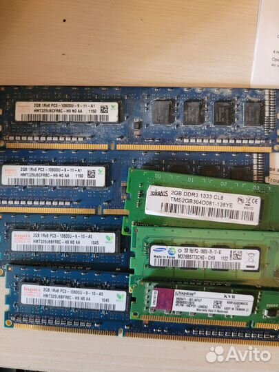 Оперативная память DDR3/4/5 Dimm/So-Dimm