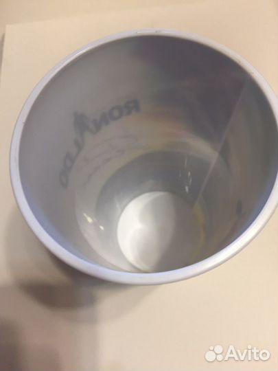 Стакан с автографом Кристиано Рональдо