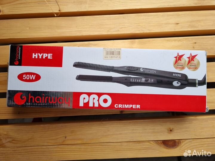 Щипцы-гофре для прикорневого объема Hairway