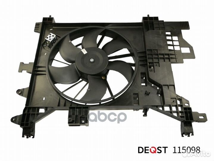 Электорвентилятор renault duster 04.10- 115098