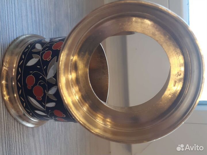 Подстаканники СССР эмаль